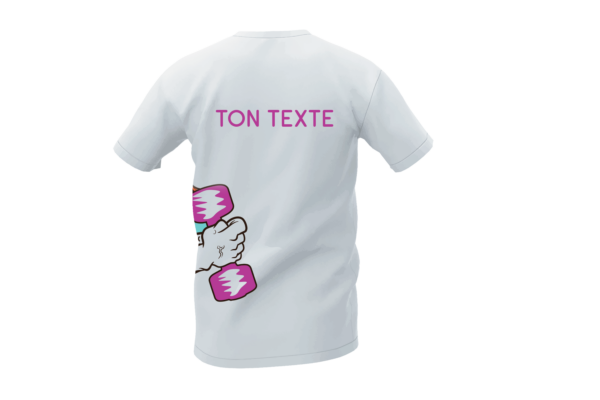 T-shirt licorne sport personnalisable