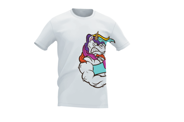T-shirt licorne sport personnalisable